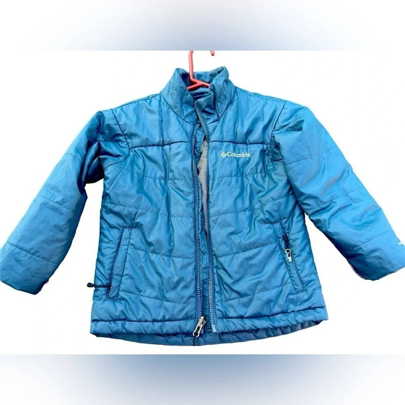 Columbia Kids Interchange Light Jacket Omni-Heat Thermal Comfort Size XS 4-5 - Picture 1 of 5